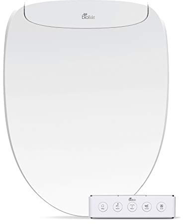 Bio Bidet DLS Premium Heated Bidet Seat, Warm Water & Air Dryer, Auto Open and Slow Close Lid, Elongated