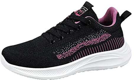 Lauf-und Sportschuh Turnschuhe Damen Extra Weite Fashion Sneakers Leichte Schuhe Luftkissen Handball Jogging Knöchelhohe Sneaker Sportschuhe Fitnessschuhe