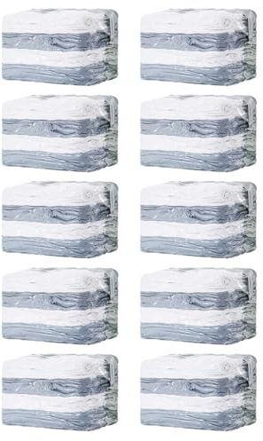 TAILI Vacuum Storage Bags 10 Pack,Jumbo Cube (31x40x15 Inch), Extra Large Vacuum Storage Bags for Clothes Comforters Duvet Bedding Blankets,Space Saver