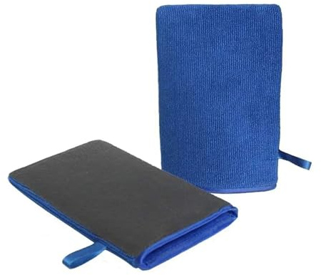 Fin kvalitet Magic Clay Mitt Biltvättshandskar Ena sidan Mikrofiber Detailing Tool Före Polering