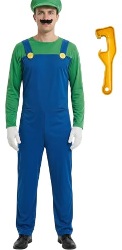 Suffolly Costume de Cosplay (Vert, S)