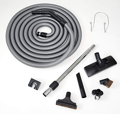 Genialvac Standard-Schlauch-Set für Zentralstaubsauger für Saugdosen 36-38mm (Länge 12m)