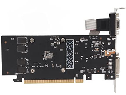 Annadue Scheda Grafica DDR3 da 2 GB, GT610 Scheda Grafica DDR3 da 2 GB, 2560x1600, per Video HD da Ufficio.