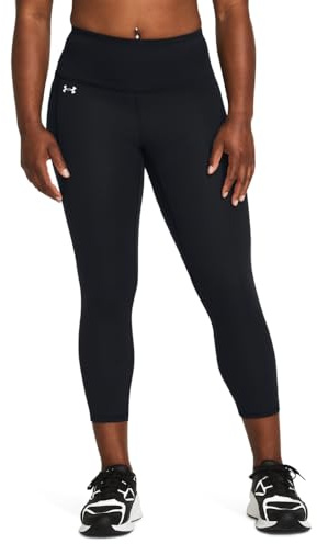 Under Armour Damen Motion Capri, (001) Schwarz/Weiß, Large