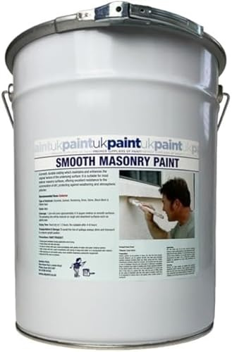 20 Litres - Smooth Acrylic Masonry Paint - Dark Green