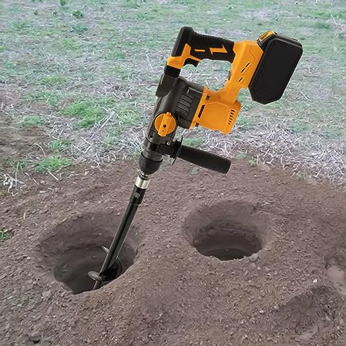 128VF Universal Cordless Rotary Hammer Drill SDS Plus 19500mAh w/Charger+80cm Drill Bit+Carrying Case