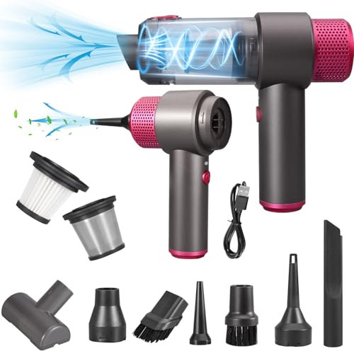 DEUKNICE Handheld Vacuum Cleaner, 10000Pa Powerful Car Vacuum Cleaner, Lightweight Mini Vacuum Cordless Air Duster, Portable Rechargeable Vacuum for Car, Home