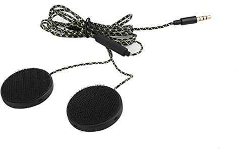 ACOGEDO Motorcykelhjälm -headset med Högfilitetsljud och Handsfree Samtalsfunktion Lämplig för Alla Hjälmar-Integrerad Hjälmhögtalare för Säker Ridning och Kristall
