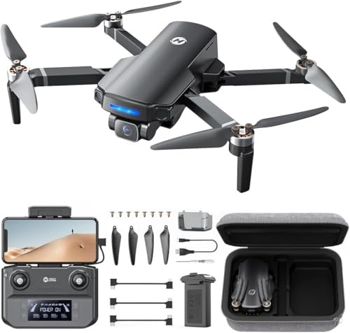 Holy Stone HS360S GPS Drone con Telecamera 4K per Adulti Principianti, RC quadcopterr con 3KM FPV Trasmissione, Motore Brushless, Follow Me, Ritorno a Casa Intelligente, Trasmissione 5G, meno di 249g