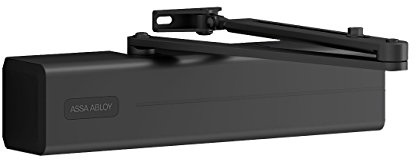 Tesa Assa Abloy DC300-D9005 Cierrapuertas Puertas Sin Brazo Articulado, Negro