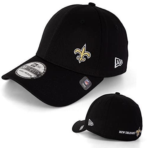 New Era Baseball Caps -39THIRTY Cap -Flawless Team Logo -MLB -NFL -NBA -Chicago Bulls -Lakers -Raiders -Yankees -Dodgers -Chiefs -Buccaneers -Saints -Sox -49ers (New Orleans Saints, M)