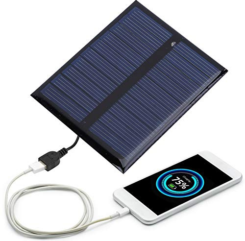 Mobile Phone Solar Chargers High Efficiency Solar Panel Board 0.5w 5v Outdoor Portable High Efficiency Polysilicon Solar Panel Battery Charger for Low-Power Devices & DIY Projects