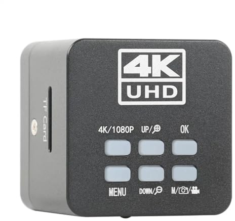 Mikroskop tillbehörssats 4K UHD mikroskop kamera 41 MP HDMI USB Type-C IMX678 industriellt digitalt elektroniskt mikroskop för telefonreparation lödningsmikroskop diabilder