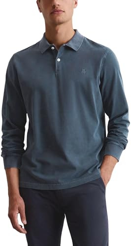 Marc O'Polo B21223655004, Camisa de polo Hombre, Azul, XS