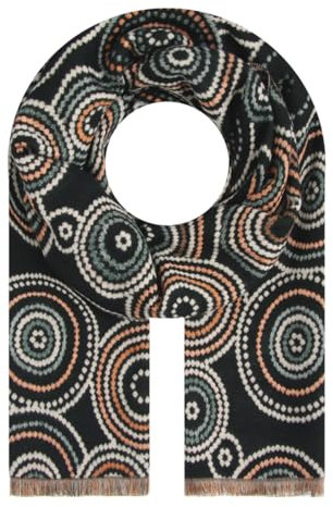 Majea Damenschal Winterschal Strickschal Damen Schal (880043) (schwarz 3)