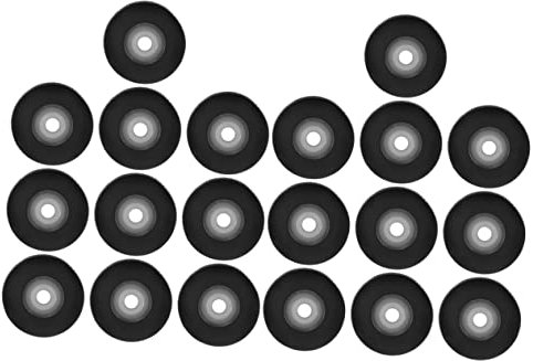 Gatuida 20pezzi Rulli Di Compressione Per Registratori Audio e Video Sostituzione Pratica e Durevole Per Nastro Cassette e Radio