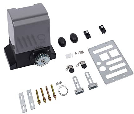Fridgestea 750W Automatic Sliding Gate Opener 1600KG Electric Gate Opener Kit, Garage Door Security Gate Operator (750W 1600KG Opener Kit)