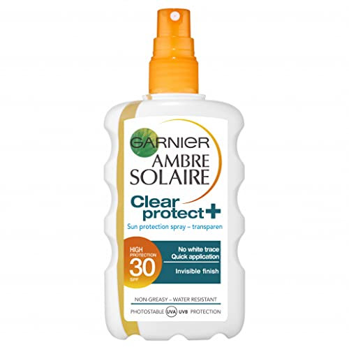 Garnier Ambre Solaire Sun Protection Spray Clear Protect+ 200ml SPF30 Water Resistant