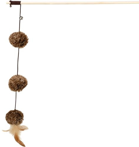 Trixie Spielstab mit Bommelbällen für Katzen