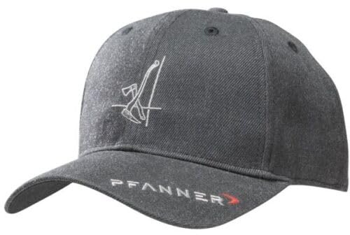 Pfanner Berretto da hockey – grigio | con padella e bastone in legno