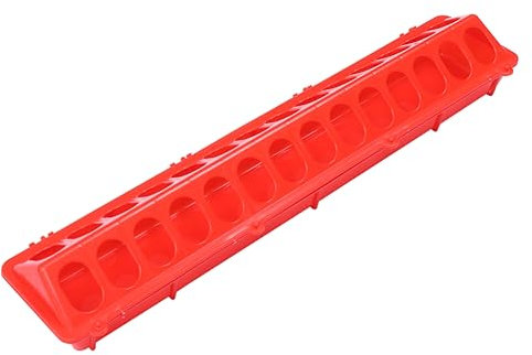 Happyyami 1stück Pigeon Feeding Trough Für Kleine Vögel Roter Futternapf Aus Langlebigem Gesundheitlich Unbedenklichem Material Einfach Zu Befüllen Reinigen Für Wellensittiche Papageien