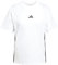 adidas Damen Essentials 3-Stripes Cotton T-Shirt, White/Black, XXL