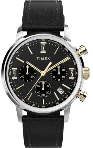 Timex Herren Chronograph Quarz Armbanduhr Marlin Chrono