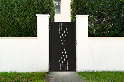 Casanoov Portillon acier 1m NALI VELETA H.180cm Noir mat