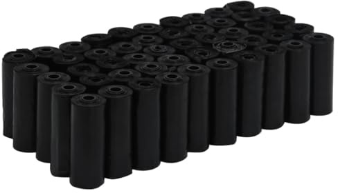 Mokuyary Sacchetti per escrementi di cani, 750 pezzi, nero, 30 x 20 cm, PE extra spessi, sacchetti per cani