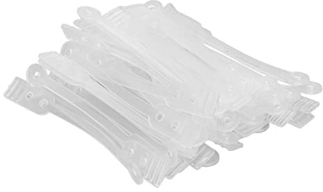 TOPINCN Fascia per Aste per Permanente, Bigodini Ondulati Appesi Ad Alta elasticità, Fascia in Silicone, 50 Pezzi, per Uso Professionale