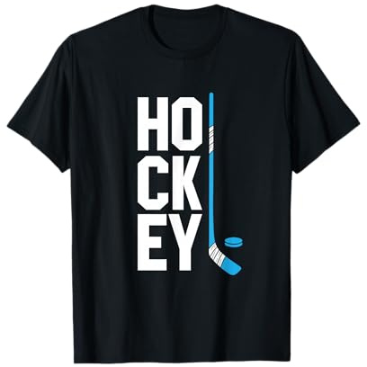 Hockey su Ghiaccio Giocatore Hockey Figlio Regalo Hockey Maglietta