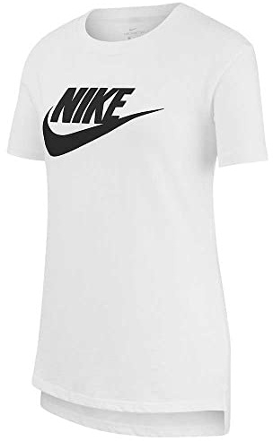 Nike AR5088 G NSW TEE DPTL Basic Futura T-Shirt Girls Magic Ember/White XL