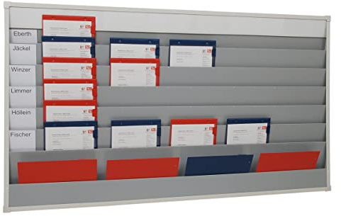 Tableaux de planification pour bricoleurs, plans de construction H900xL1580xP76mm 6 rails Gris EICHNER