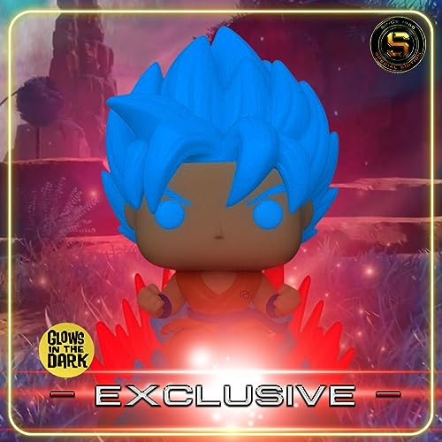 Pop! Dragon Ball Super - SSGSS Goku (Kaio-Ken Times Twenty) Glow in The Dark Special Edition