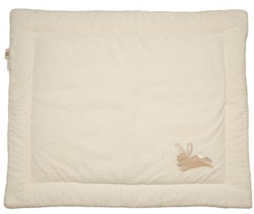 Little Dutch 8857 Laufgittereinlage Krabbeldecke Hase beige - Baby Bunny - Newborn Naturals (80x100 cm)