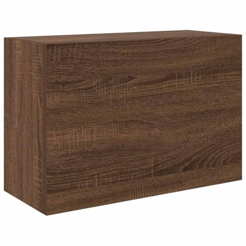 vidaXL Bad-Wandschrank Braun Eichen-Optik 60x25x40 cm Holzwerkstoff, Bad-Hängeschrank, Hängeschrank Badezimmer, Wand-Badschrank, Hängeschrank Bad