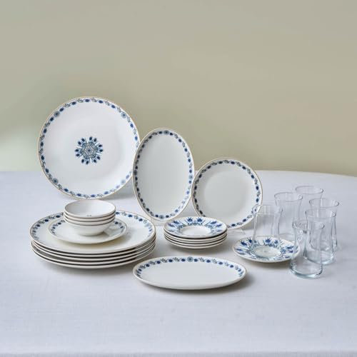 Service Petit-Déjeuner Karaca İznik 26 Pièces pour 6 Personnes – Design Traditionnel et Élégant