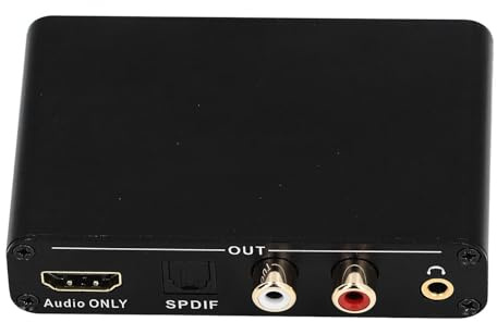 XUXHOU Ljudkonverterare för EARC ARC Till Analog Stereo, Stöder Olika Ljudformat, för Hemmabiosystem