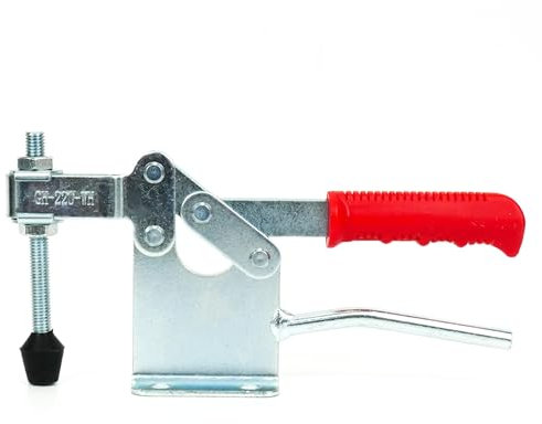 INGDAUM® 1 pieza GH-220WH, abrazadera de palanca, fuerza de sujeción horizontal 400 kg (1, GH-220WH)