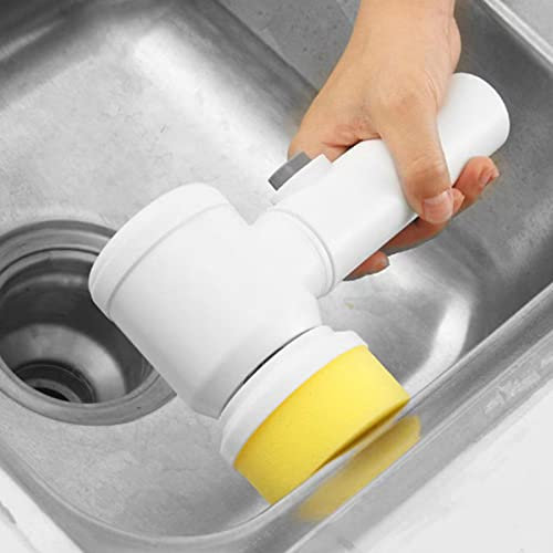 Elektrische Reinigungsbürste Handheld Spin Scrubber Power Küche Badezimmerwäscher Wiederaufladbare Schrubbbürste zum Reinigen von Dusche, Bad, Wanne, Küche