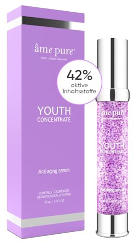 Âme Pure Youth Concentrate – Fortschrittliches Hyaluronsäure-Serum für reife Haut – 30 ml – Effektives Anti-Aging-Serum für sofortiges Facelifting – Ihr Weg zu jugendlicher Haut!