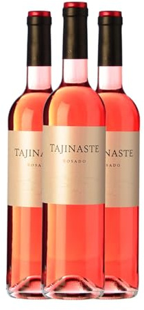 Tajinaste Rosado Listán Negro Valle de la Orotava Joven 75 cl Vino rosado (Caja de 3 Botellas de 75 cl)