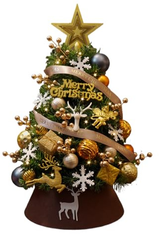 Protoence Árbol De Navidad De Sobremesa,Decoración con De Aspecto Realista | Árbol De Mesa para La Decoración Navideña | para Oficina Hogar Escritorio Habitación Fiestas Navideñas Familia Y Clientes