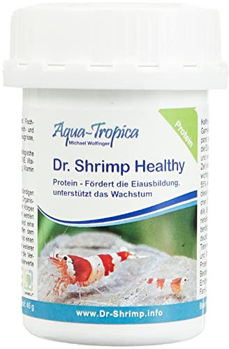 Aqua-Tropica Healthy Protein - Natürliches Proteinfutter für Zwerggarnelen, 45 g