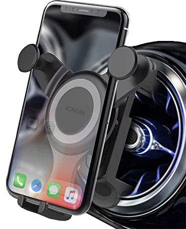 ICAILIN Supporto per telefono cellulare per auto per da Rotazione a 360 ° Supporto per telefono da auto per Smart 453,Forfour Fortwo Accessori,Mercedes Benz A/B/C/E/S,Mini Cooper