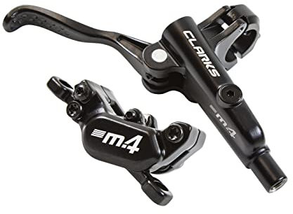 C CLARKS Unisex M4 Hydraulic Disc Brake Set - 4 Piston, Black