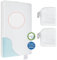 VEVOR Matelas Bébé 610x965x80 mm Matelas Cododo Respirant Réversible Double-Face en Mousse à Mémoire de Forme en Gel Petit Matelas pour Berceau 2 Housses Imperméables Facile à Nettoyer pour Enfants