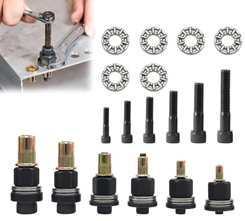 Ensemble D'Outils De Rivetage Manuel 6 PièCes, Pince à Rivets Jeu De Rivets Pour Outil D'éCrou De Rivet M3 M4 M5 M6 M8 M10 Outil D'éCrous De Rivet Manuel Accessoires De Machine à Riveter Manuelle