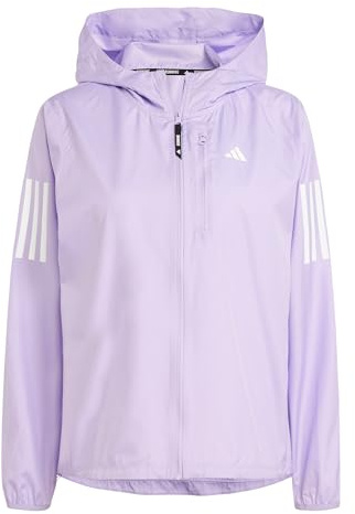 adidas Women's Own The Run Jacket, Powder Plum, Small