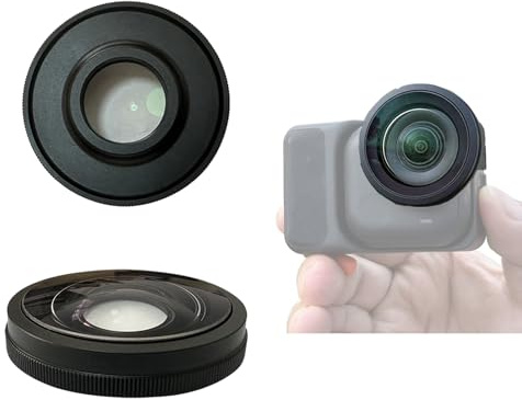 ZLiT vidvinkellinsfilter för Insta360 GO Ultra Action kamera 185° vidvinkelobjektiv kit (svart)
